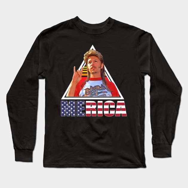 Merica Movie Quotes 70s 80s Tribute Long Sleeve T-Shirt by Lovely Tree